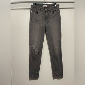 PAIGE Black Hoxton Ankle Jeans